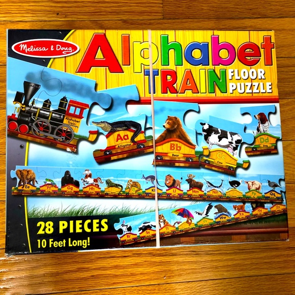 Melissa and Doug Toys Euc Alphabet Train Puzzle Melissa And Doug 28